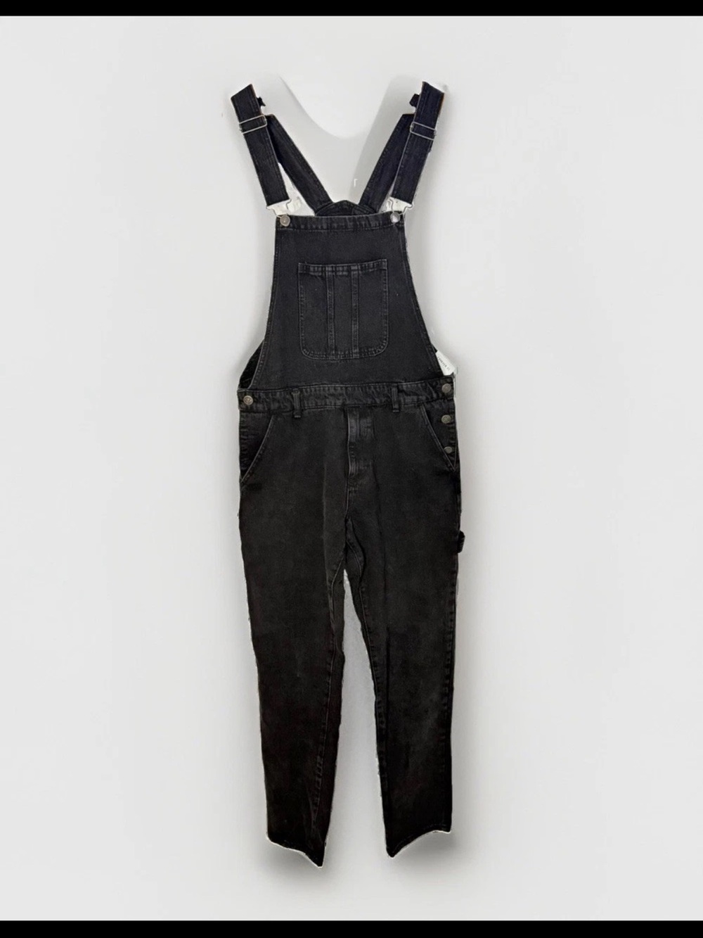 Forever 21 Black Men's Denim Overalls Jumpsuit